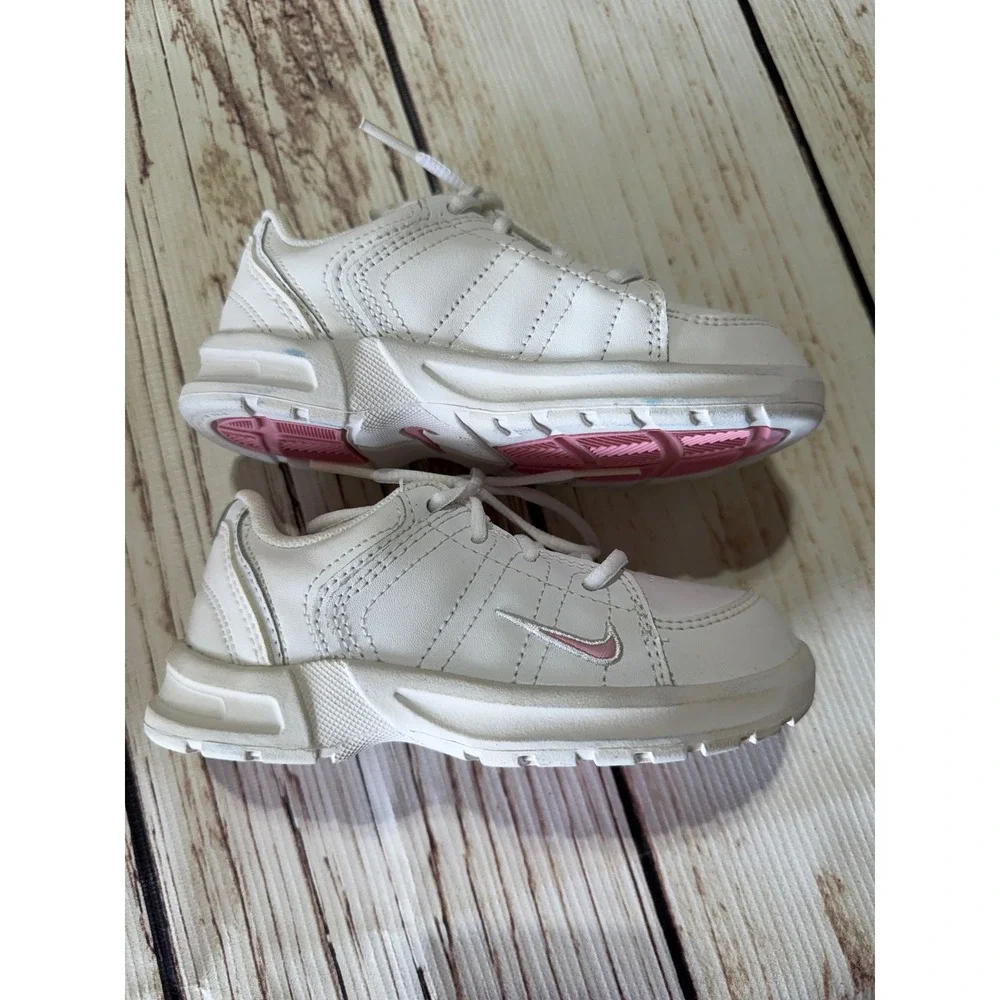 Nike PillarTech Toddler Sneakers White Pink Low Top Athletic‎ Shoes Size 9.5C